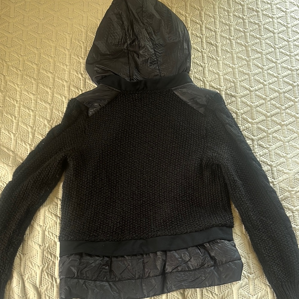 Black Hooded Jacket - Picture 3 of 4